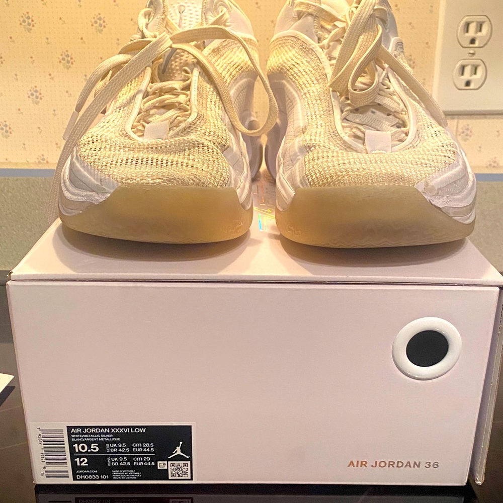 Jordan 36 Low - White and Cream